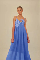 Marina Fish Maxi Dress