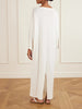 Odet draped silk and cotton-blend midi dress