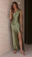 Victoria Maxi Dress - Olive