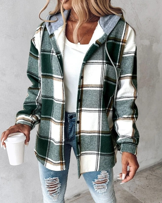 Women's Print Pullover Hoodie | Cozy Relaxed Graphic Sweatshirt