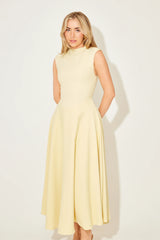 High Waist Midi Dress