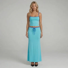 Demi Drawstring Maxi Set